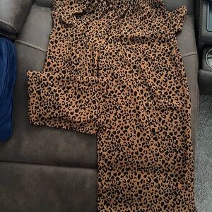 Leopard Print Women's Pants